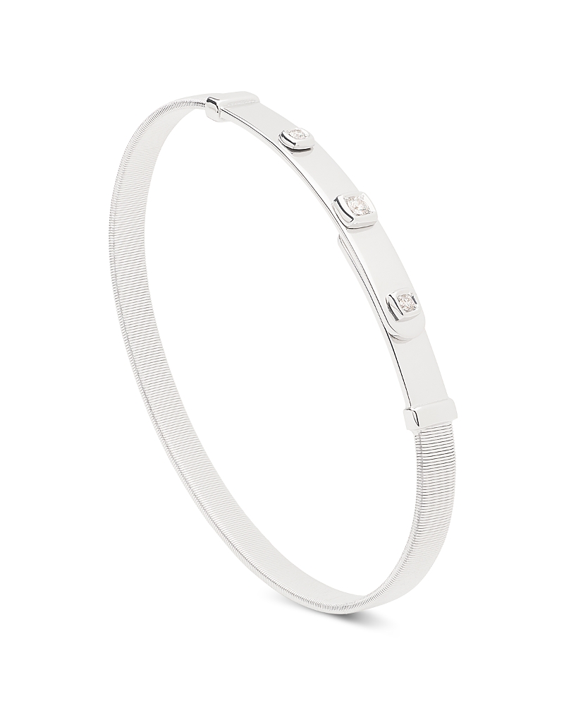 Marco Bicego Masai 18k Gold Coil & Diamond Bangle