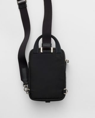  Re-Nylon and Saffiano Leather Smartphone Case