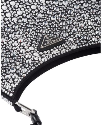 Cleo Satin Bag with Crystals