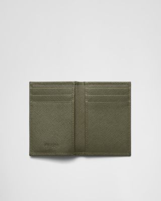 Re-Nylon and Leather Card Holder