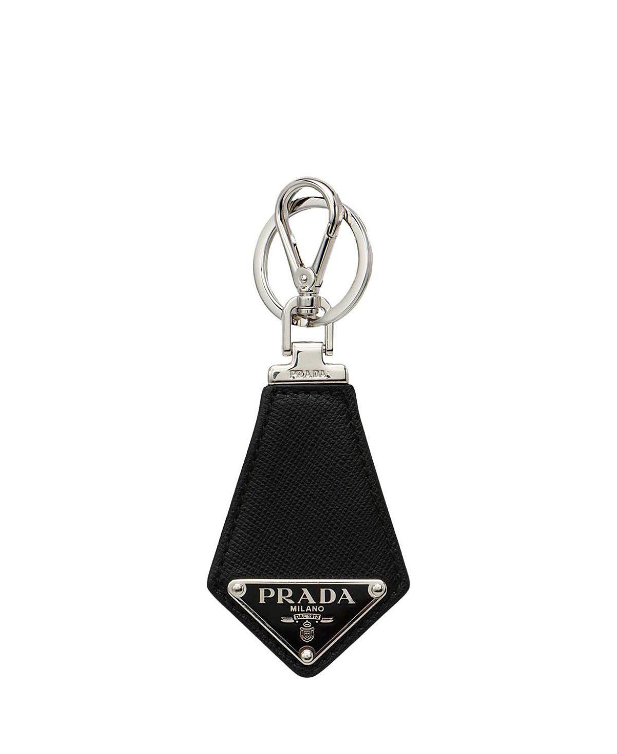 Prada Saffiano Leather Keychain