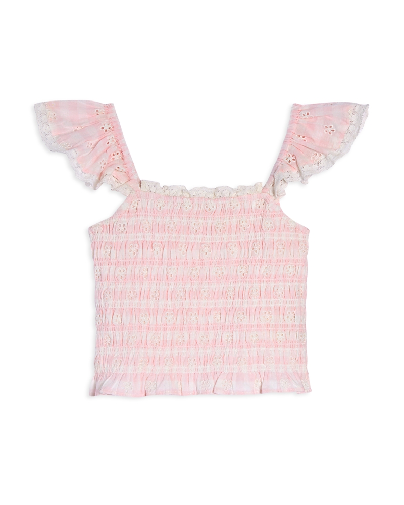 LOVESHACKFANCY LOVESHACKFANCY GIRLS' CASPIA TOP - BIG KID