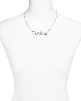 Ava Darling Script Pendant Necklace, 18"-20" - Exclusive