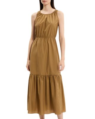 Sleeveless Gathered Tier Dress