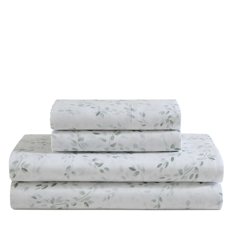 Calvin Klein Airy Botanical 300 Thread Count Sateen Sheet Set