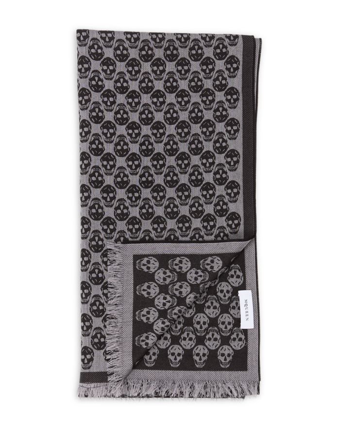 Skull Monogram Scarf