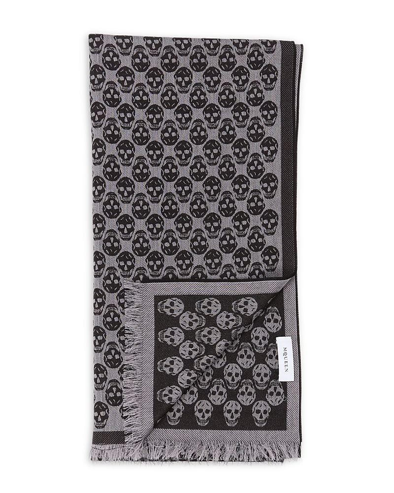 McQueen Skull Monogram Scarf