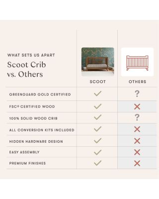 Scoot 3-in-1 Convertible Crib