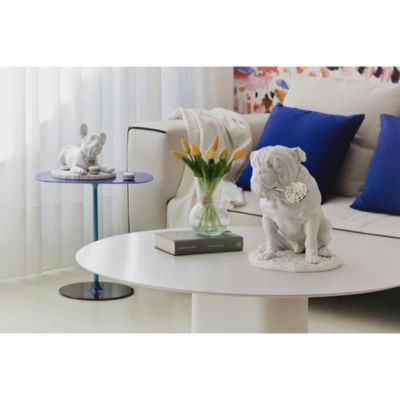 Bulldog with Lollipop Sculpture