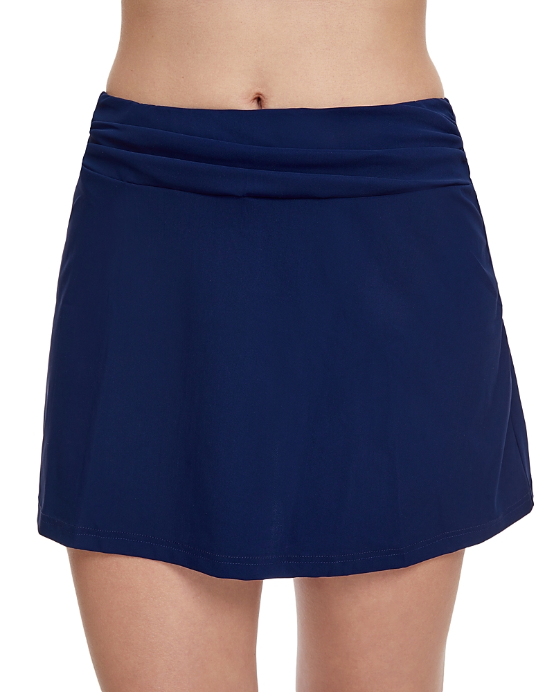 Profile By Gottex Tutti Frutti Pull On Swim Cover Up Skirt In Blue