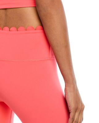 High Rise 7/8 Scalloped Leggings - Exclusive