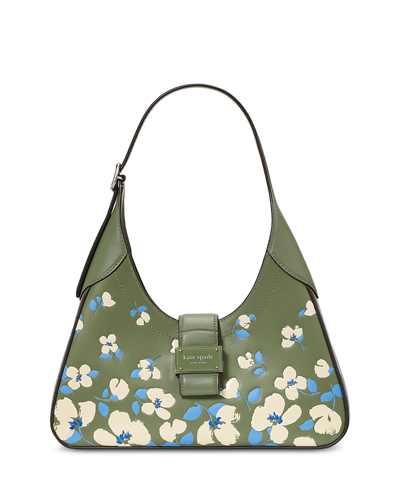 KATE SPADE KATE SPADE NEW YORK NOUVEAU PAINTERLY BOUQUET EMBOSSED LEATHER SMALL SHOULDER BAG