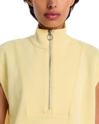 Quarter Zip Top & Pintucked Shorts - Exclusive