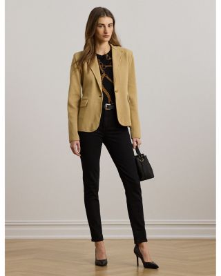 Cotton Blend Sweater Blazer