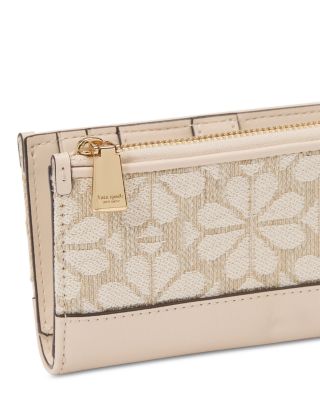 Devin Spade Flower Jacquard Small Slim Bifold Wallet