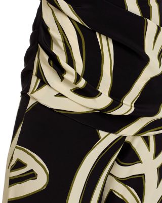 Charlotte Printed Asymmetric Top