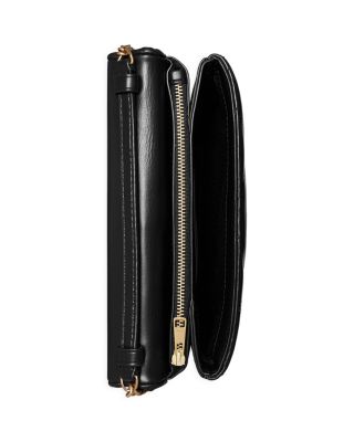 Kira Diamond Quilted Leather Chain Wallet