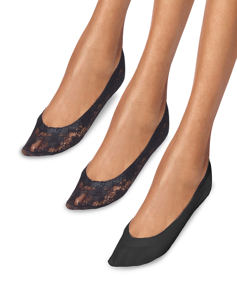 Hue Perfect Edge Liner Socks, Pack Of 3