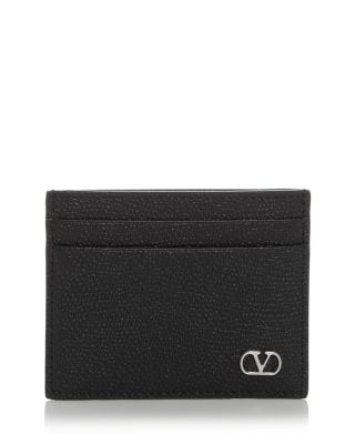 Men's VLogo Leather Card Case