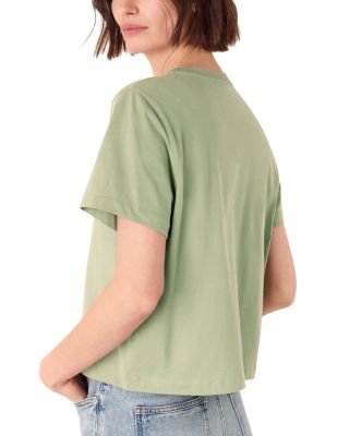 Round Neck Button Up Tee