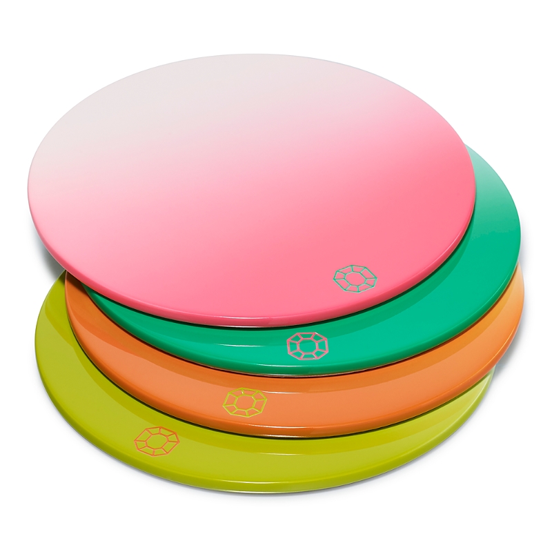 Baccarat Octogone Intense Coasters, Set Of 4