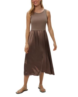 Bridgette Mixed Media Tank Dress