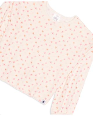 Girls' Brushed Jersey Top, Shorts & Pants Pajamas Set - Big Kid