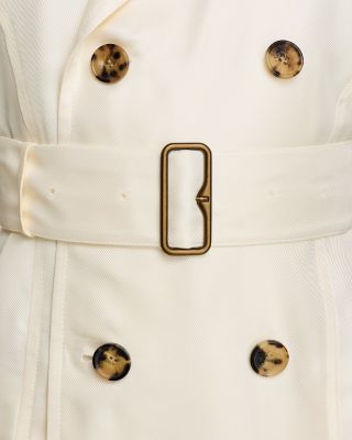 Silk Button Front Dress