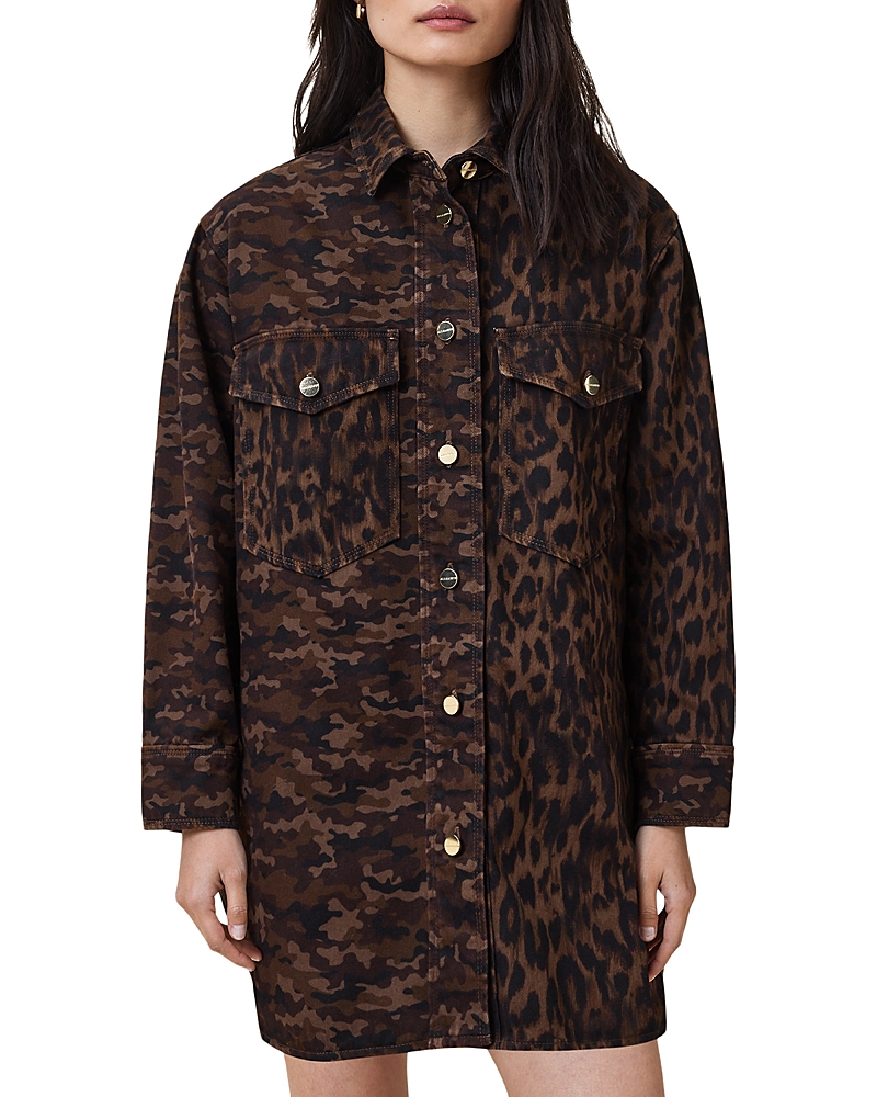 Allsaints Faye Oversized Shacket Dress