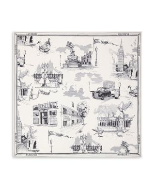 Burberry - London Landmarks Silk Scarf