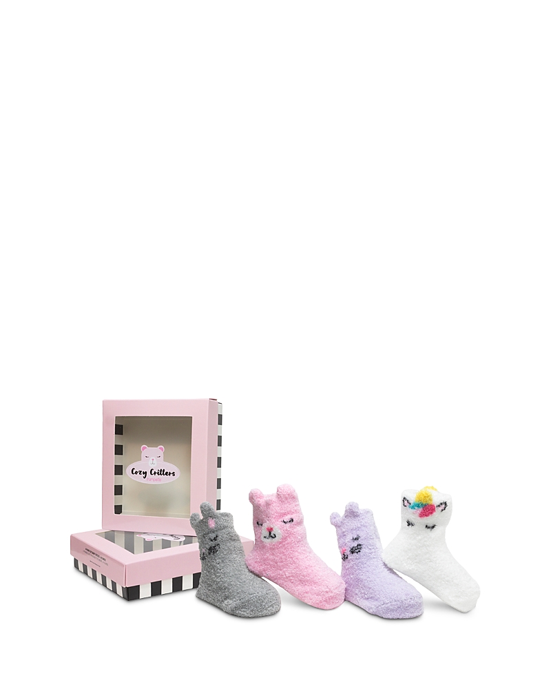Trumpette Cozy Critters Socks Set, 4 Pack - Baby