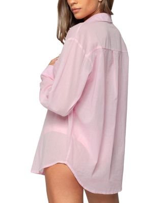 Kellen Oversized Cotton Button Up Shirt