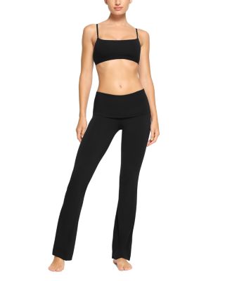 Cotton Jersey Foldover Waist Pants