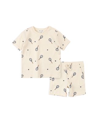 Boys' Racquet Print Jersey Shorts - Little Kid