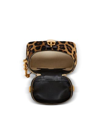 Pulse Vanity Leopard Print Leather Bag