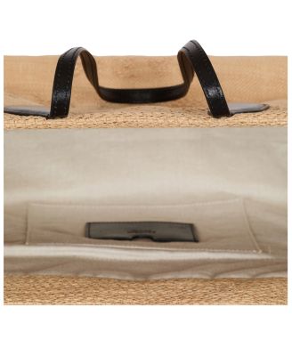Balmain Track Raffia Tote Bag | Bloomingdale's