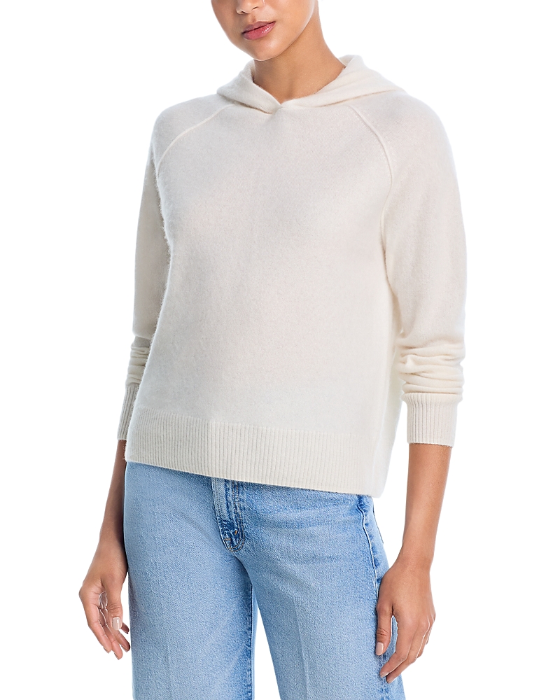 Aqua 100% Cashmere Super Brushed Hoodie – Exclusive