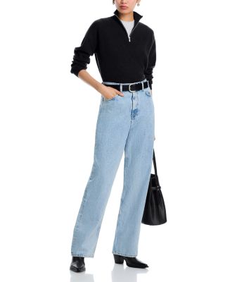 100% Cashmere Quarter Zip Sweater - Exclusive