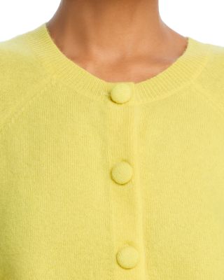 100% Cashmere Crewneck Cardigan - Exclusive