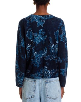 Printed Floral Crewneck Sweater - Exclusive