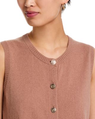 100% Cashmere Crewneck Sweater Vest - Exclusive