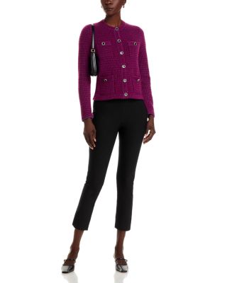 100% Cashmere Crewneck Pocket Cardigan - Exclusive