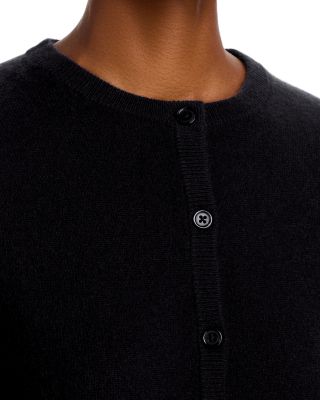 100% Cashmere Crewneck Cardigan Sweater - Exclusive