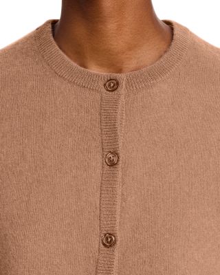 100% Cashmere Crewneck Cardigan Sweater - Exclusive