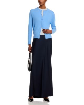 100% Cashmere Crewneck Cardigan Sweater - Exclusive