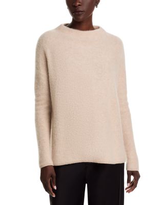 C by Bloomingdale's Cashmere - Mock Neck Brushed Cashmere Sweater - Exclusive