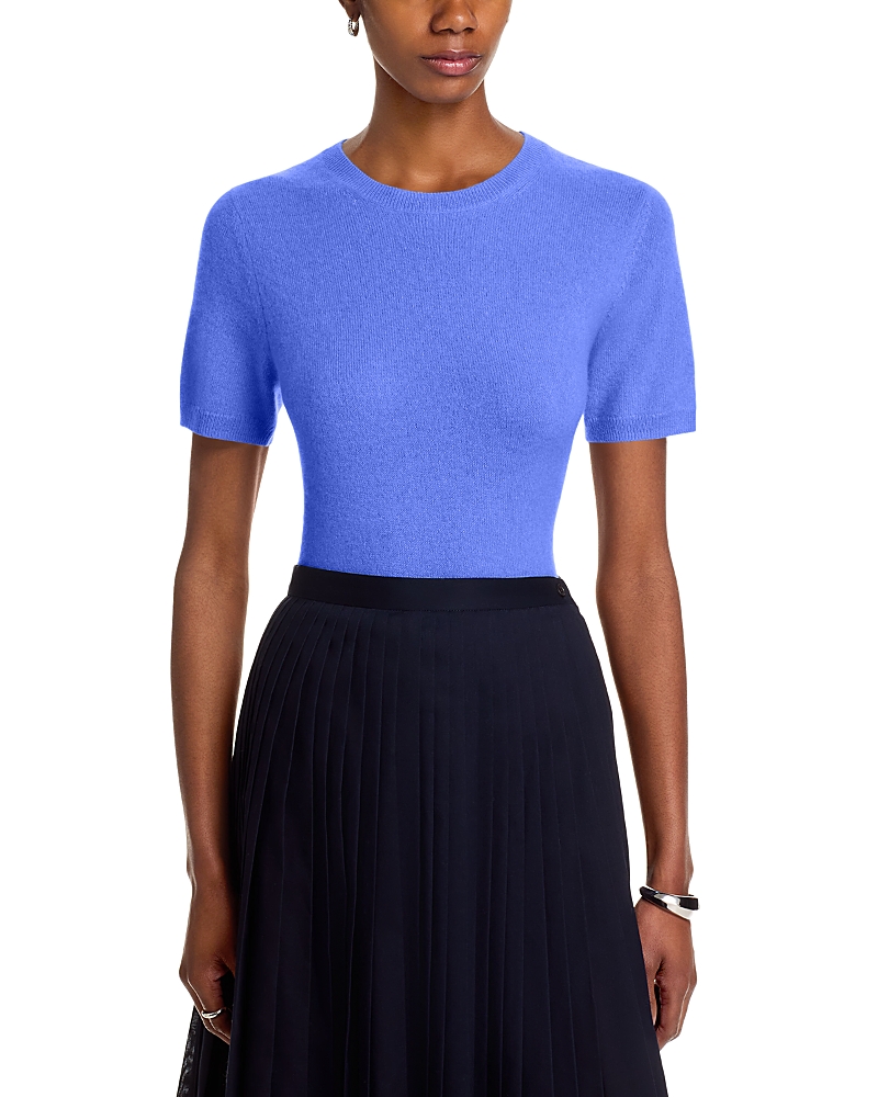 C By Bloomingdale's Cashmere Cashmere Crewneck Sweater - Exclusive In Blue