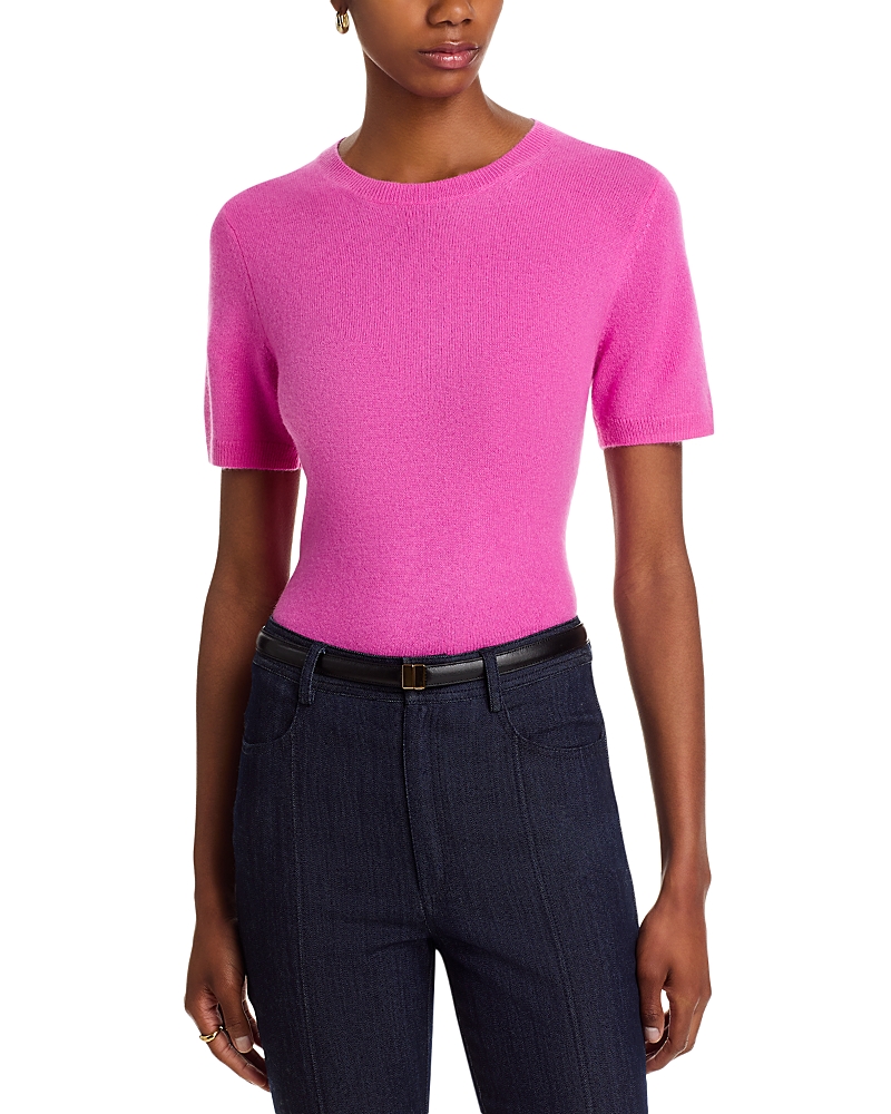 C By Bloomingdale's Cashmere Cashmere Crewneck Sweater - Exclusive In Red