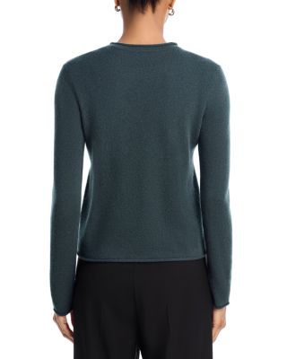 100% Cashmere Rolled Edge Sweater - Exclusive
