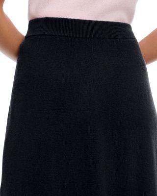100% Cashmere Midi Skirt - Exclusive